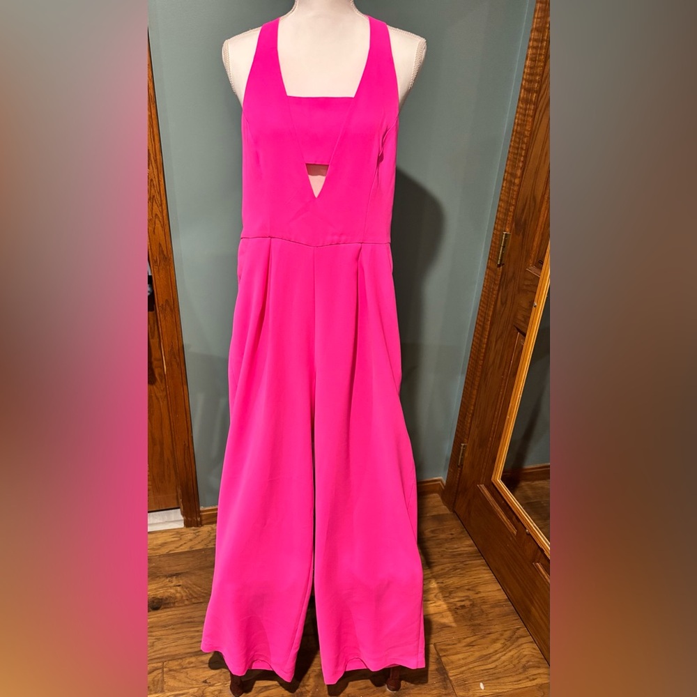 Skies Are Blue Hot Pink Jumpsuit Pantsuit